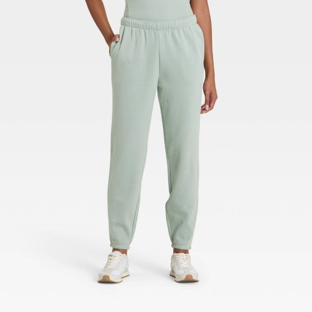 All In Motion - Women's Active Comfort Jogger Sweatpants - All In  Green